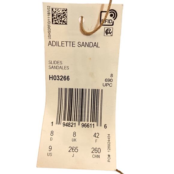 New Womens Adidas Adilette Sandal 9 - Picture 2 of 5